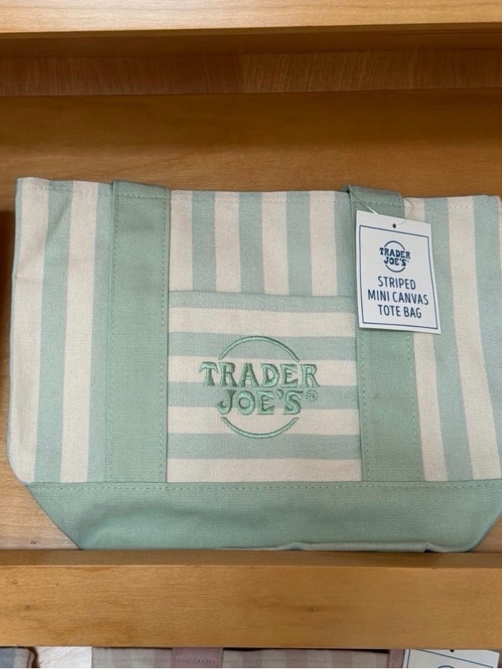 New Striped Trader Joes Mini Tote - Limited Edition
Set of 4 - Picture 3 of 5